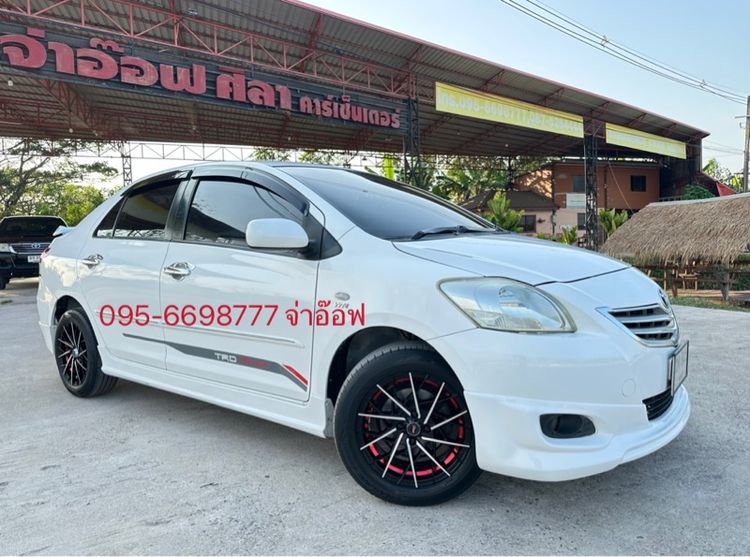 Toyota Vios 2009 1.5 J Sedan เบนซิน ไม่ติดแก๊ส เกียร์อัตโนมัติ ขาว รูปที่ 2