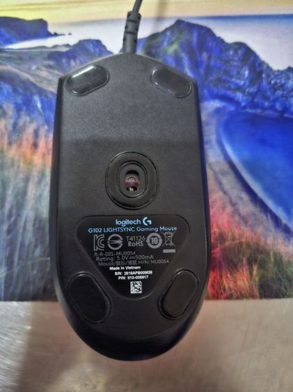 ขายเมาส์เกมมิ่ง Logitech G102 Lightsyncสภาพดี ใช้งานปกติ ไฟ RGB ปกติมีรอยใช้งานเล็กน้อย

 รูปที่ 4