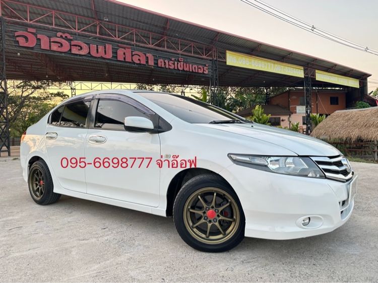 Honda City 2010 1.5 S i-VTEC Sedan เบนซิน ไม่ติดแก๊ส เกียร์อัตโนมัติ ขาว รูปที่ 2