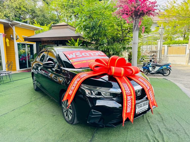 Honda City 2024 1.0 SV Sedan เบนซิน ไม่ติดแก๊ส เกียร์อัตโนมัติ ดำ รูปที่ 3