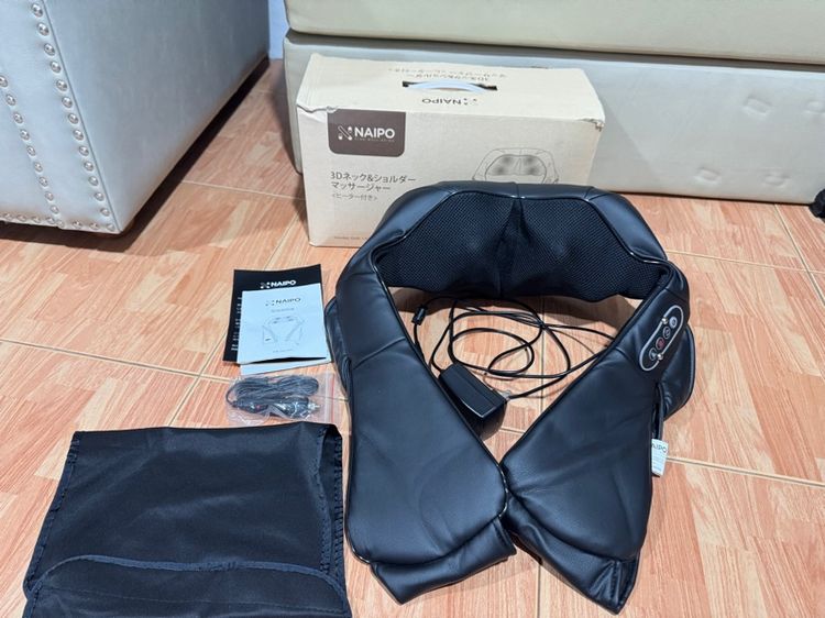 อุปกรณ์เพื่อสุขภาพ เครื่องนวดคอ บ่า ไหล่ สภาพดี อุปกรณ์ครบกล่อง 