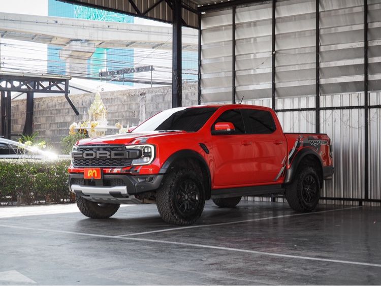 รถ Ford Ranger Raptor 3.0L V6 Twin-Turbo EcoBoost 4x4 สี ส้ม