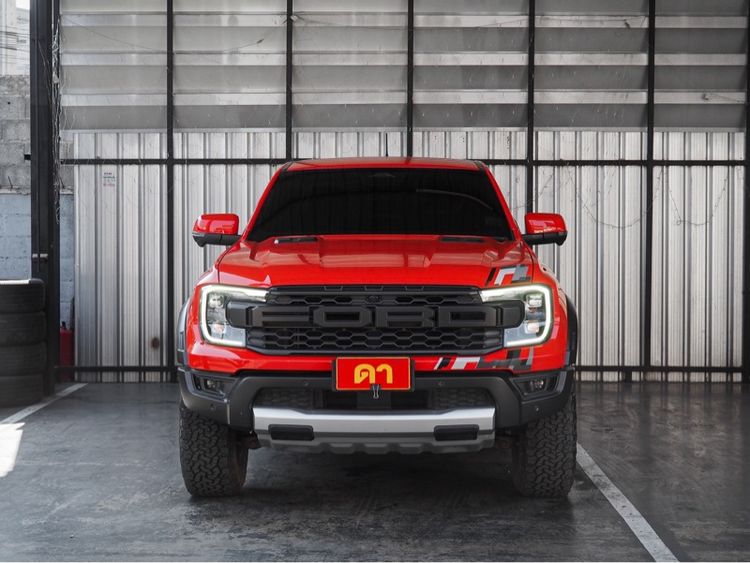 Ford Ranger 2023 Raptor 3.0L V6 Twin-Turbo EcoBoost 4x4 Pickup เบนซิน ไม่ติดแก๊ส เกียร์อัตโนมัติ ส้ม รูปที่ 2
