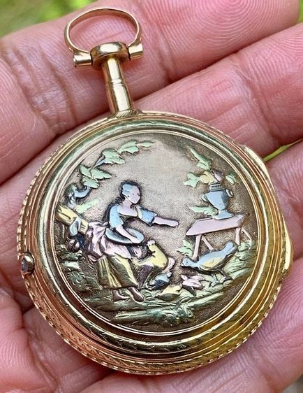 A Paris VERGE FUSEE Hand Pink  yellow Gold รูปที่ 6