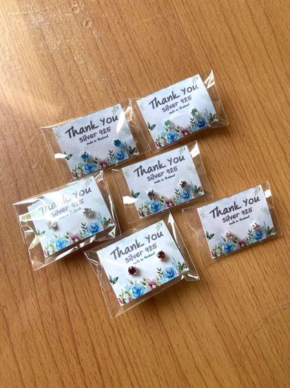 ต่างหู เงินแท้92.5  รูปที่ 2