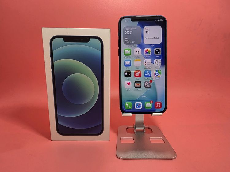 64 GB ขาย iPhone 12 64GB TH สี น้ำเงิน มือ2
