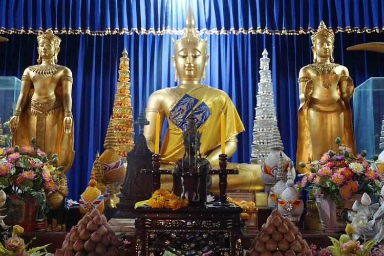 พระพุทธชัยรังสี สธ  รุ่น รวมดวงใจเพื่อสายใจไทย กาหลั่ยทอง รูปที่ 2
