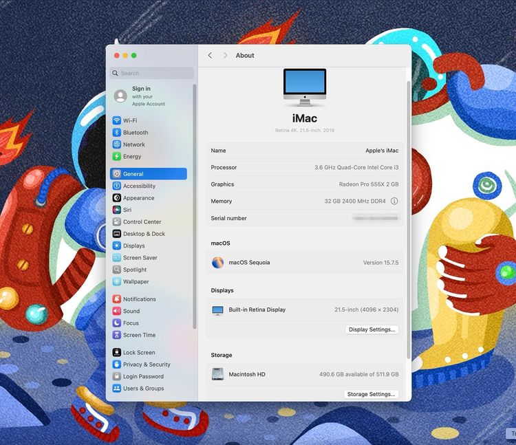iMac 21.5-inch Retina 4K 2019 Ram32GB SSD512GB Intel Core i3 รูปที่ 12
