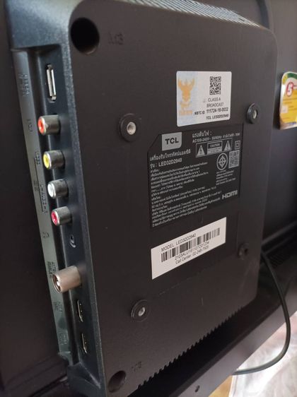 LED TV TCL รุ่น led32d2940 ดิจิตอลทีวี 32 นิ้ว ดูได้เลยไม่ต้องต่อกล่อง ภาพสวยเสียงดี รีโมทครบ เพียง 1390 บาท  รูปที่ 8