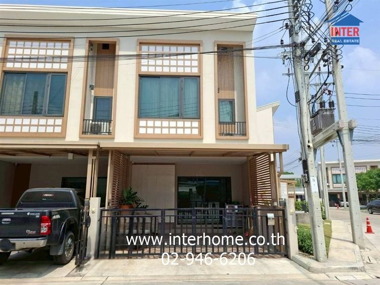 ทาวน์โฮม 2 ชั้น 18 ตร.ว. หมู่บ้านเรซิโอโฮม เวสต์เกต ใกล้เซ็นทรัลเวสต์เกต ซอยวัดคงคา ถนนกาญจนาภิเษก บางใหญ่ นนทบุรี
