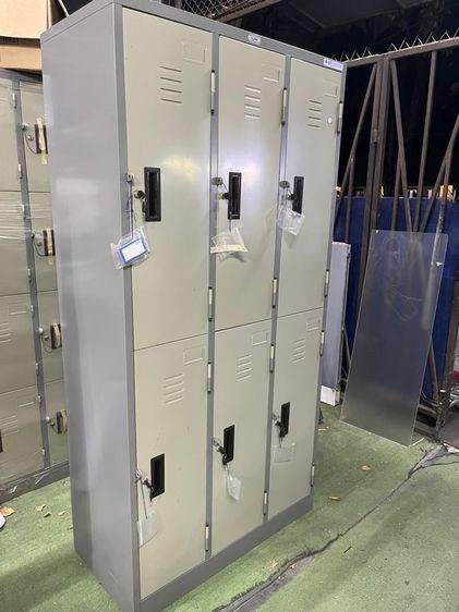 ตู้ล๊อคเกอร์เหล็ก Locker แบบ 6 ช่อง แบรนท์ Sure รูปที่ 3