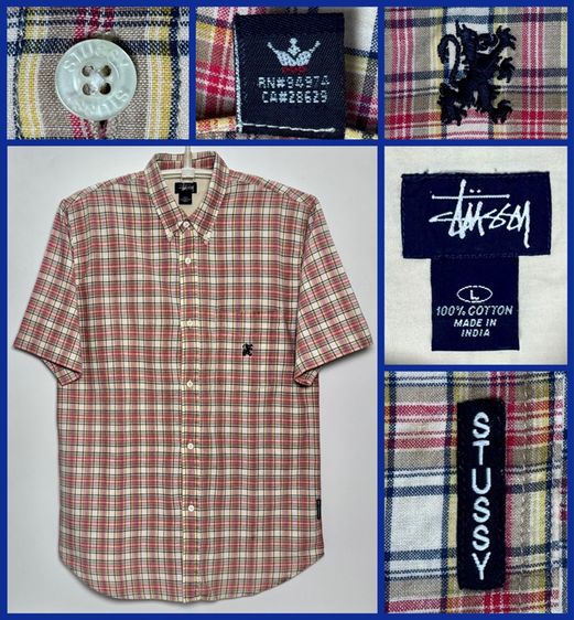 เสื้อเชิ้ต STUSSY ของแท้ แบบสวยสไตล์ OUTDOOR 