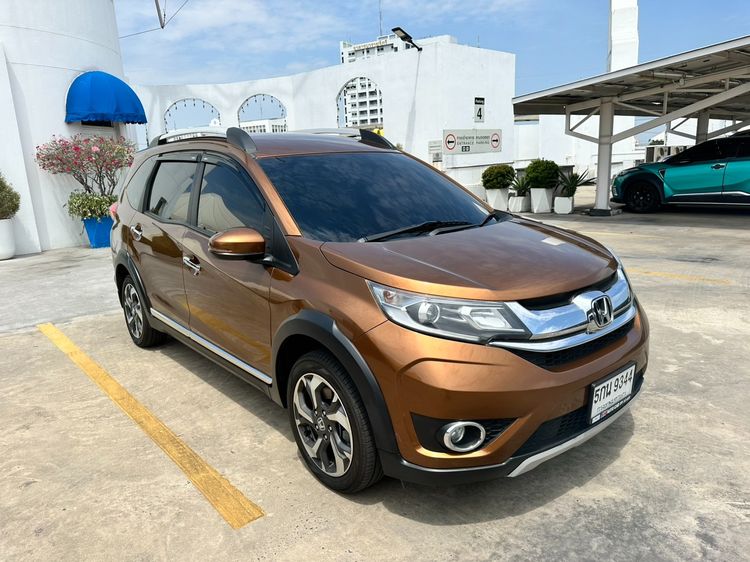 Honda BR-V 2016 1.5 SV Utility-car เบนซิน ไม่ติดแก๊ส เกียร์อัตโนมัติ น้ำตาล รูปที่ 3