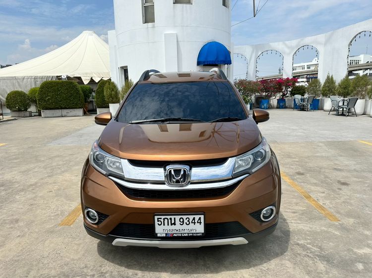 Honda BR-V 2016 1.5 SV Utility-car เบนซิน ไม่ติดแก๊ส เกียร์อัตโนมัติ น้ำตาล รูปที่ 2
