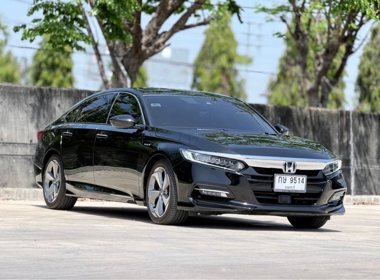 Honda Accord 2019 2.0 Hybrid i-VTEC Sedan ไฮบริด ไม่ติดแก๊ส เกียร์อัตโนมัติ ดำ รูปที่ 2