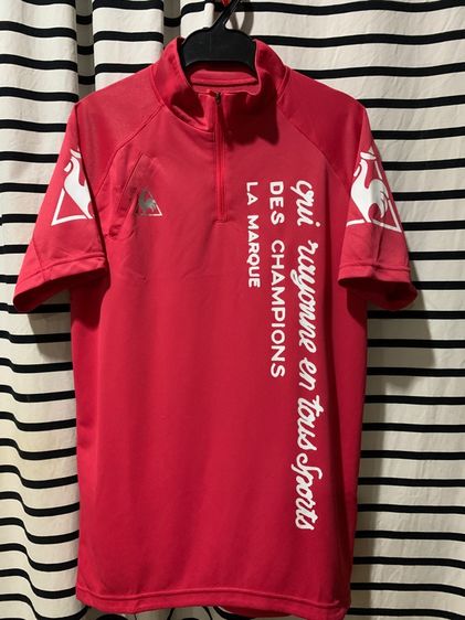 ไม่ระบุ อื่นๆ อื่นๆ อื่นๆ เสื้อ POLO ใส่ออกกำลังกาย เสื้อกีฬาแขนสั้นแบบซิปครึ่งตัว (Half-Zip) จากแบรนด์ Le Coq Sportif  (DRY FIT) แท้ 