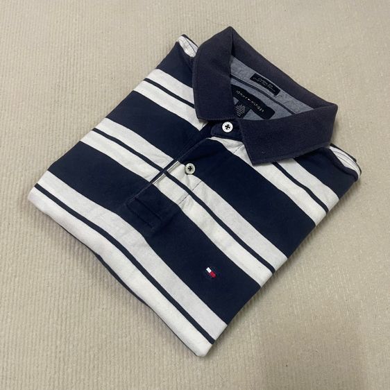 เสื้อโปโล คอปก Tommy ลายริ้ว