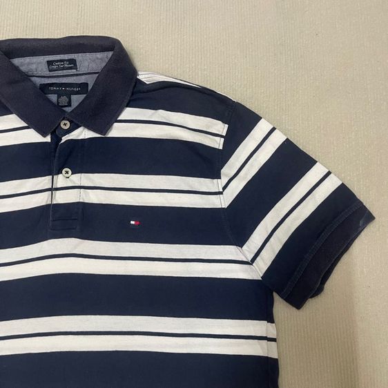 เสื้อโปโล คอปก Tommy ลายริ้ว รูปที่ 4
