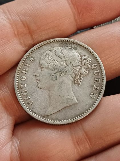 เหรียญเงิน1รูปี 2เหรียญ รูปที่ 3