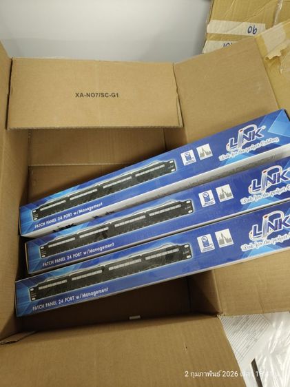 ปล่อยต่อ Patch Panel LINK CAT6 24 Port
รุ่น US-3124A รูปที่ 3