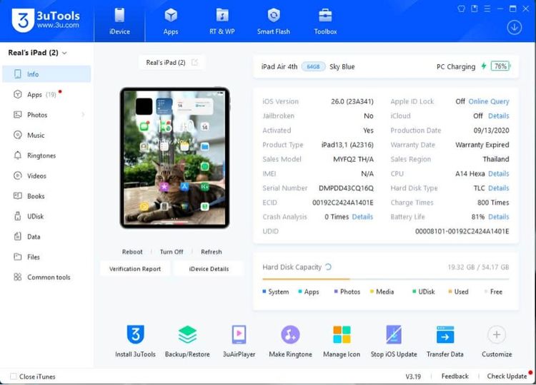 iPad Air4 เครื่องศูนย์ไทย ไม่เคยซ่อม รูปที่ 11
