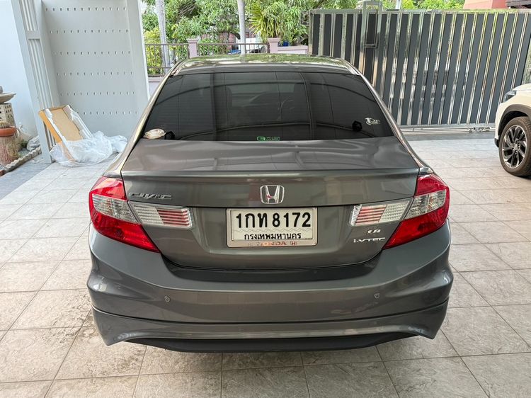 Honda Civic 2012 1.8 E Wise Edition i-VTEC Sedan เบนซิน เกียร์อัตโนมัติ เทา รูปที่ 4