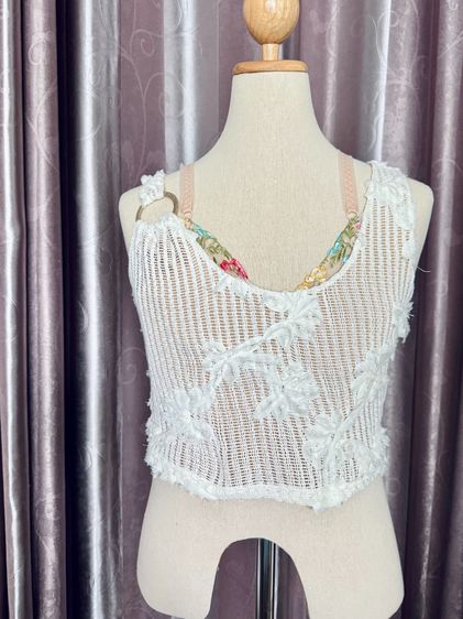 อื่นๆ เสื้อแจ็คเก็ต | เสื้อคลุม เหลือง ไม่มีแขน วันนี้พร้อมส่งทันทีและพร้อม Express Delivery ครับ เสื้อ crop top LynAround ผ้านุ่มมีซับในระบายพริ้ว