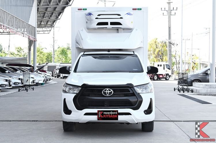 Toyota Hilux Revo 2021 2.4 Entry Pickup ดีเซล ไม่ติดแก๊ส เกียร์ธรรมดา ขาว รูปที่ 2