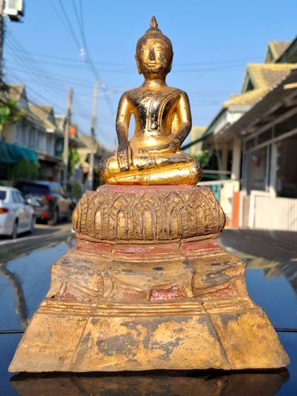 🚩(มาใหม่) พระหินแกะฐานดินเผาสมัยอยุธยา