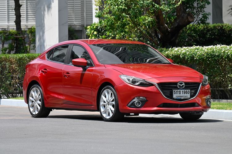 Mazda Mazda3 2014 2.0 S Sedan เบนซิน ไม่ติดแก๊ส เกียร์อัตโนมัติ แดง รูปที่ 2