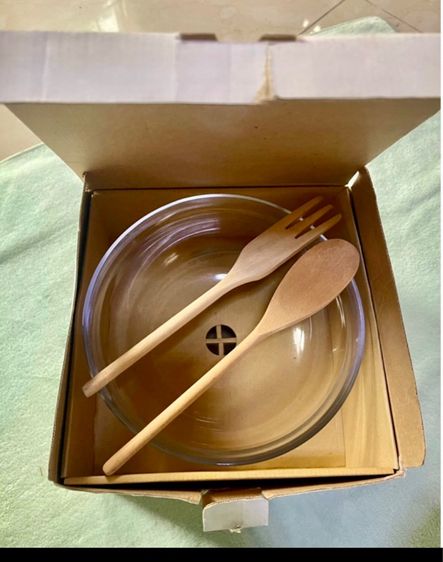 ชุดชามแก้ว 5 ใบต่อชุด มือ2 จากญี่ปุ่น สภาพดี รูปที่ 3