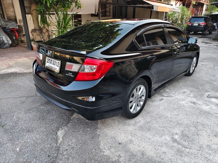 Honda Civic 2013 1.8 E i-VTEC Sedan เบนซิน ไม่ติดแก๊ส เกียร์อัตโนมัติ ดำ รูปที่ 4