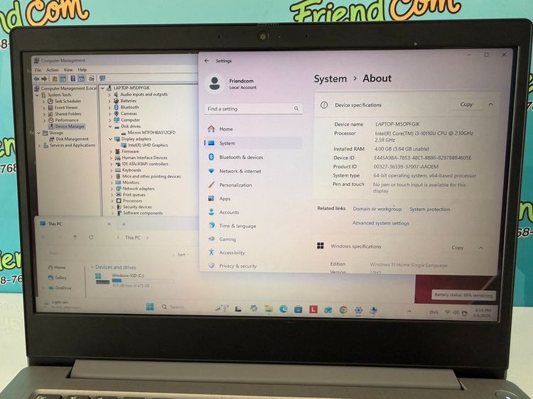 Lenovo IdeaPad 3 14IML05 รูปที่ 14