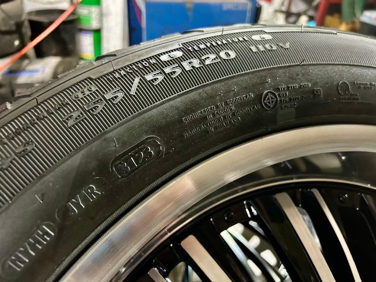 ล้อแท้LENSO ขอบ20 6รู พร้อมยาง 255 55 20 ครบชุด รูปที่ 10