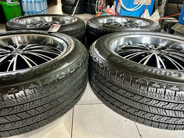 ล้อแท้LENSO ขอบ20 6รู พร้อมยาง 255 55 20 ครบชุด รูปที่ 8