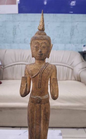 🚩(มทใหม่) พระบูชาไม้แกะ 3 ถอดเก่าสมัยโบราณ รูปที่ 6