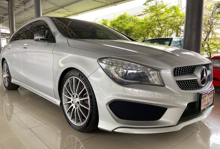 Mercedes-Benz CLA-Class 2015 CLA250 AMG Sedan เบนซิน ไม่ติดแก๊ส เกียร์อัตโนมัติ เทา