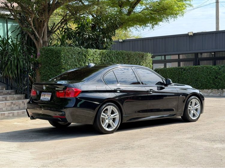 BMW Series 3 2016 320d Sedan ดีเซล ไม่ติดแก๊ส เกียร์อัตโนมัติ ดำ รูปที่ 3