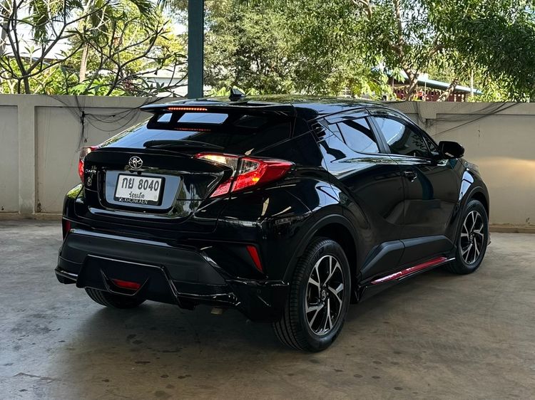 Toyota C-HR 2019 1.8 Mid Utility-car เบนซิน ไม่ติดแก๊ส เกียร์อัตโนมัติ ดำ รูปที่ 2