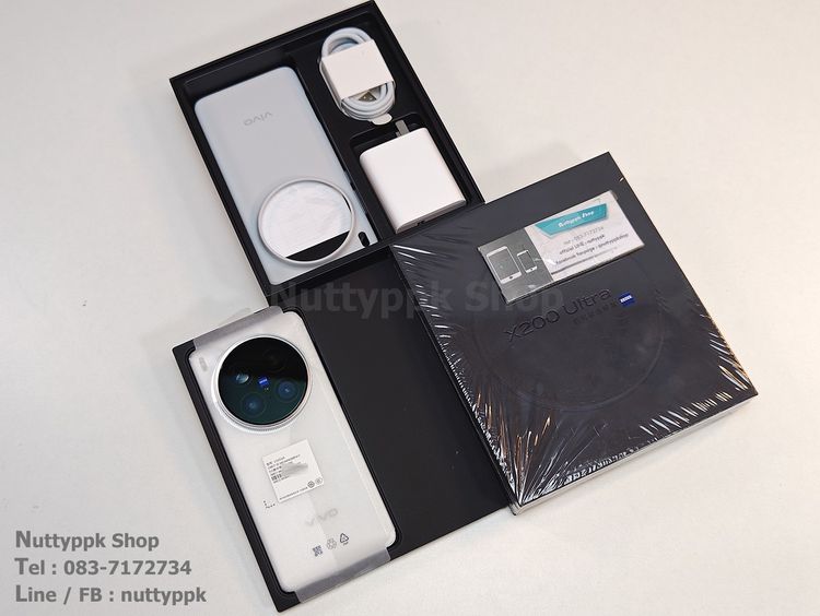 📌 Vivo X200 Ultra 16-512G สีขาว เครื่อง CN สภาพนางฟ้าเหมือนใหม่ อปก.ไม่แกะใช้  ประกันเข้าศูนย์ไทยได้ 29-04-2026