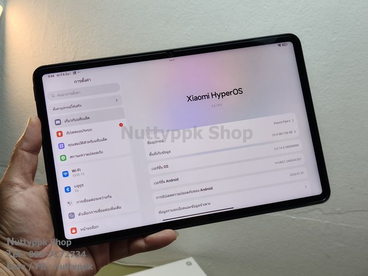 📌 Xiaomi pad6 11" 8-128G สี Grey พงาม ยกกล่อง เคสฝาพับแท้ ใช้คุ้มๆ รูปที่ 15