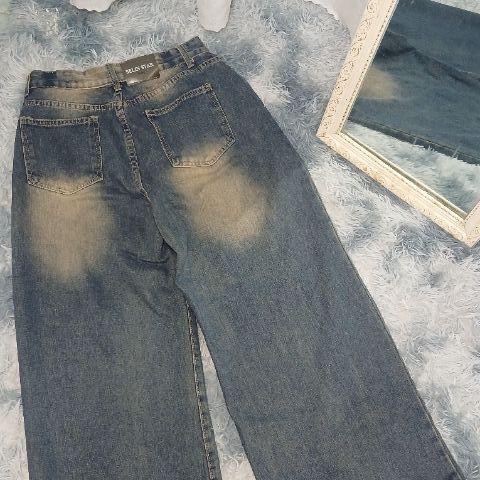 กางเกงยีนส์ขายาวมือสอง ป้ายBELINSTAR รูปที่ 2