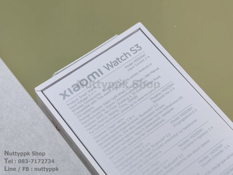 📌 เครื่องใหม่ ศูนย์ไทย ไม่แกะซีล Xiaomi Watch S3 47MM Black ฟังชั่นเพียบ จอ Amoled - GPS - BT Calling ดีไซน์เปลี่ยนกรอบได้ รูปที่ 11