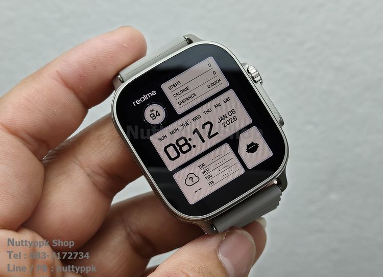 📌 เครื่องใหม่ไม่แกะซีล Realme Watch5 สมาร์ทวอชดีไซน์สุดเท่ สเป็กแจ่ม จอ Amoled 1.97" รองรับ GPS ในตัว NFC โทรได้ แบตอึด รูปที่ 10