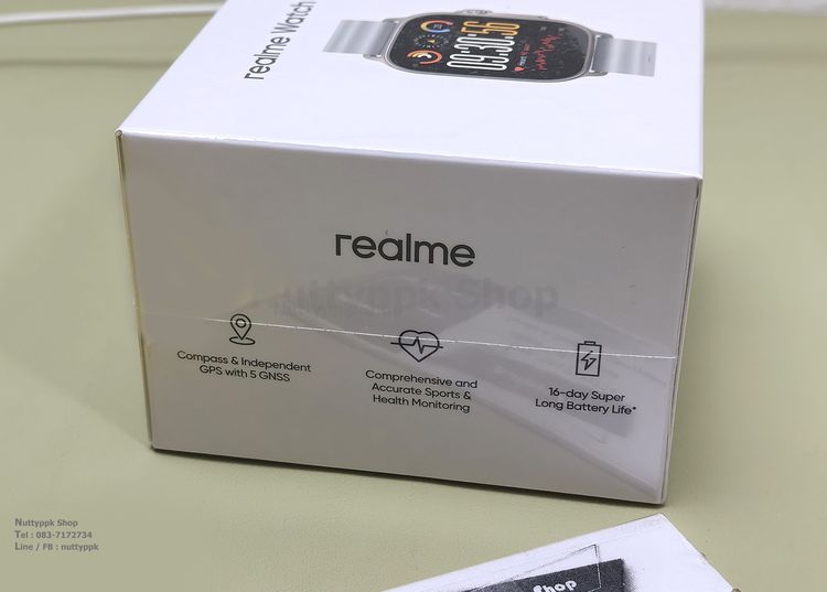 📌 เครื่องใหม่ไม่แกะซีล Realme Watch5 สมาร์ทวอชดีไซน์สุดเท่ สเป็กแจ่ม จอ Amoled 1.97" รองรับ GPS ในตัว NFC โทรได้ แบตอึด รูปที่ 3