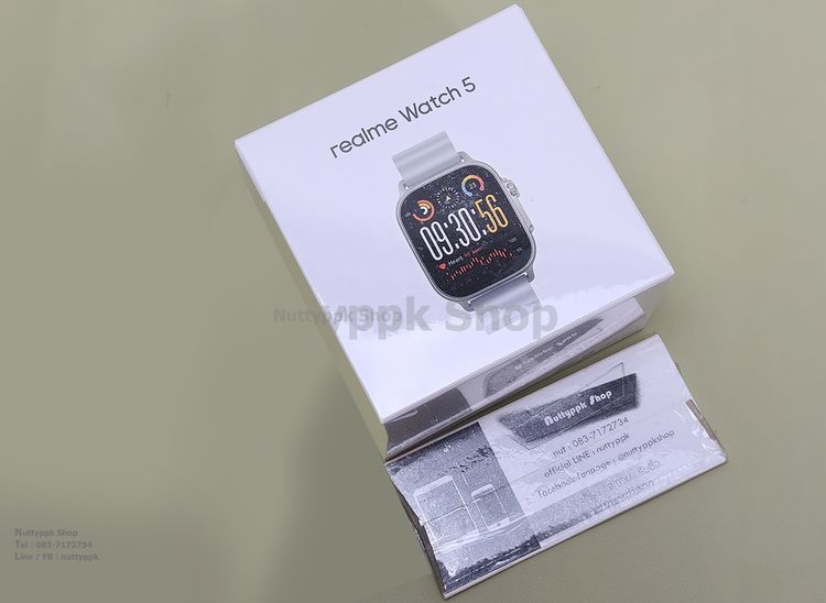 📌 เครื่องใหม่ไม่แกะซีล Realme Watch5 สมาร์ทวอชดีไซน์สุดเท่ สเป็กแจ่ม จอ Amoled 1.97" รองรับ GPS ในตัว NFC โทรได้ แบตอึด รูปที่ 2