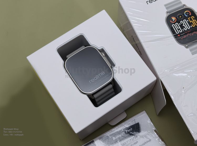 📌 เครื่องใหม่ไม่แกะซีล Realme Watch5 สมาร์ทวอชดีไซน์สุดเท่ สเป็กแจ่ม จอ Amoled 1.97" รองรับ GPS ในตัว NFC โทรได้ แบตอึด รูปที่ 4