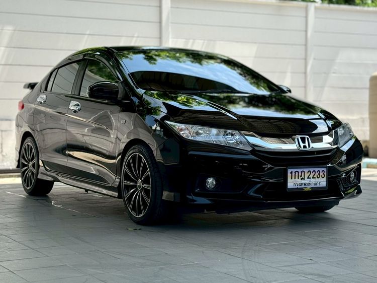 Honda City 2016 1.5 V Plus i-VTEC Sedan เบนซิน ไม่ติดแก๊ส เกียร์อัตโนมัติ ดำ รูปที่ 2