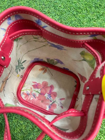 กระเป๋าหนังแท้ สีแดง รูปที่ 6