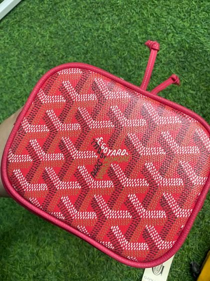 กระเป๋าหนังแท้ สีแดง รูปที่ 7